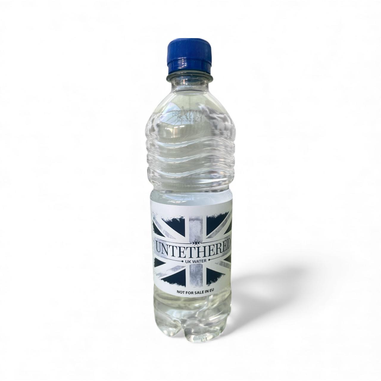 Untethered UK Water bottle product shot